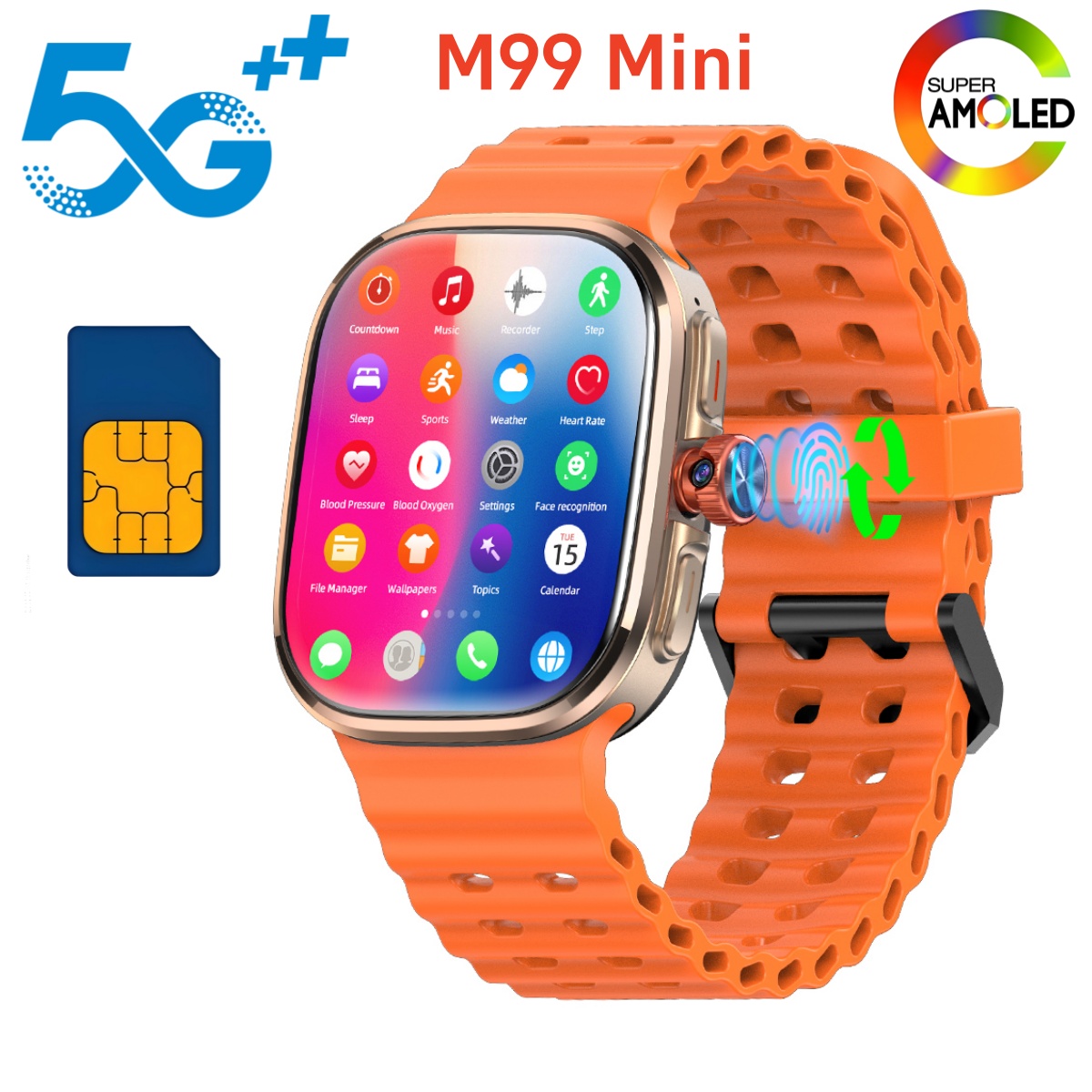 Smartwatch Nothing Watches - Smartwatch Mini M99 5G Android 13.0