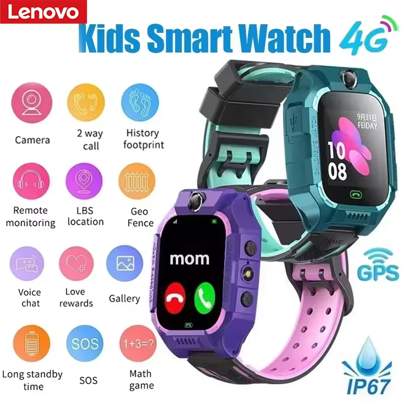 Smartwatch Watches For Kids With Gps - Relógio Inteligente Infantil Lenovo Q19 com