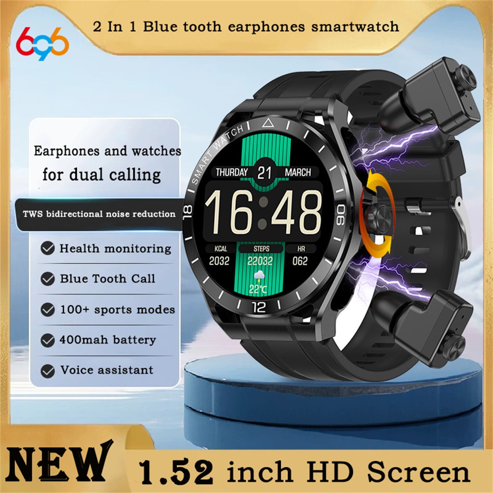 Smartwatch Noise Watches For Men - Fones de Ouvido Bluetooth 2 em