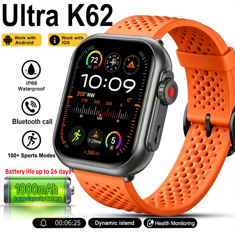 Hybrid Smartwatch - Novo Relógio Inteligente Ultra K62 para