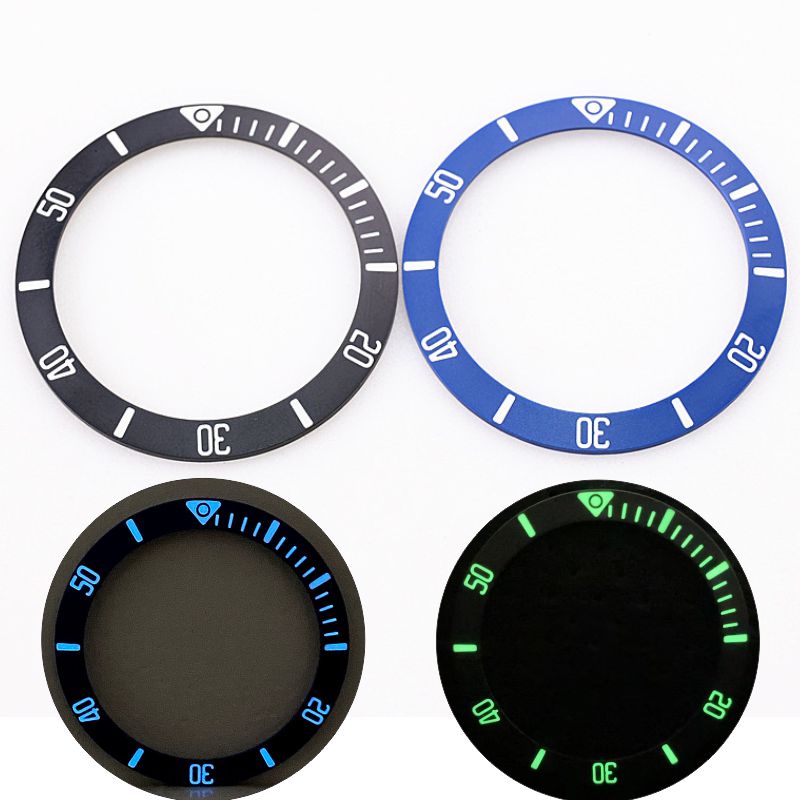 Luxury Ceramic Watch - Luxo 40mm fosco preto azul cerâmica