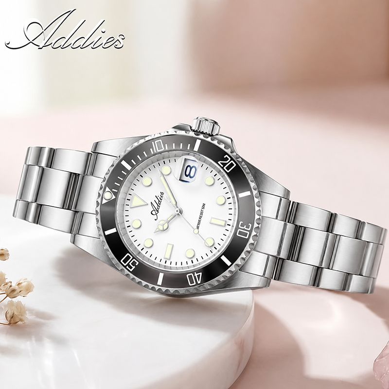 Luxury Ceramic Watch - Relógio Feminino ADDIES 36mm 50m à