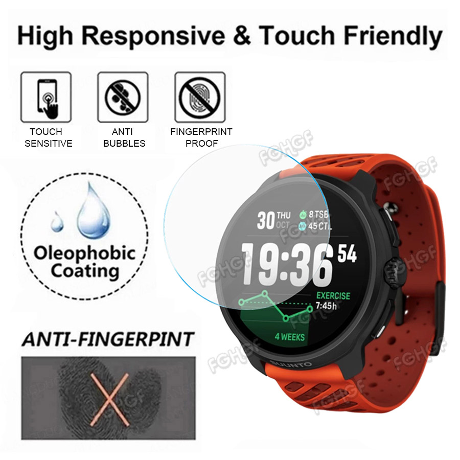 Smart Watch Screen Protector - Película protetora de vidro temperado para