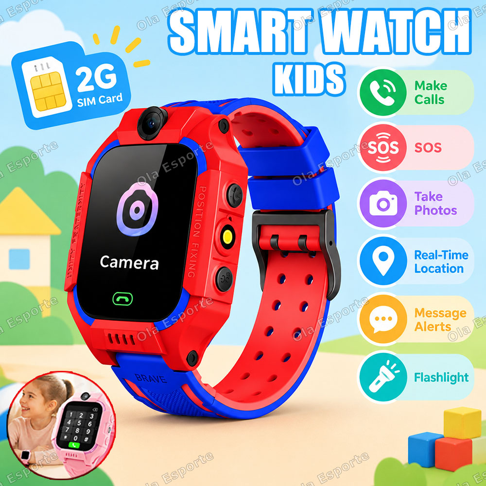 Smartwatch Watches For Kids With Gps - 2027 Novo Relógio Inteligente Infantil 2G/5G