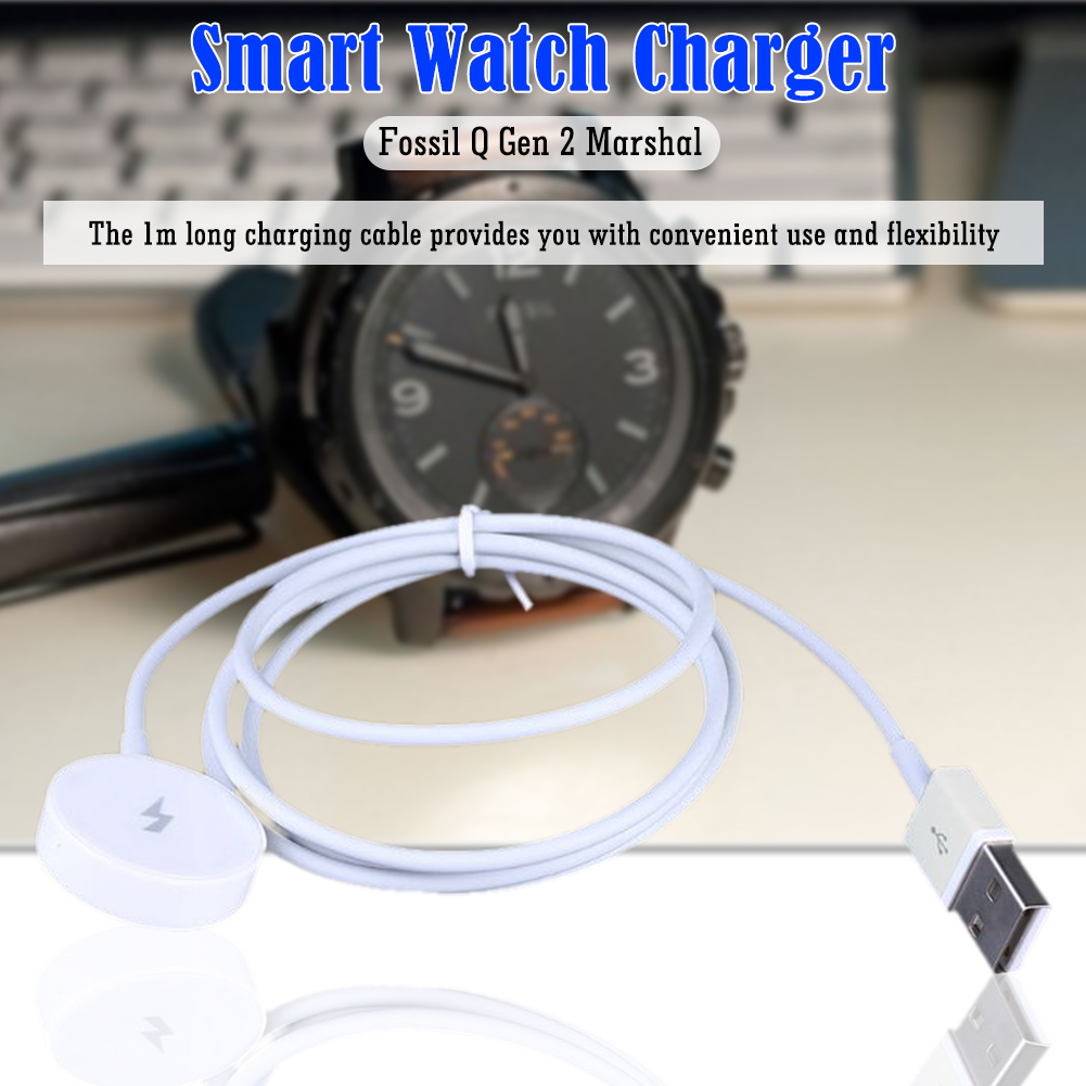 Fossil Watches Smartwatch Charger - Carregador Magnético de 1m para Smartwatch
