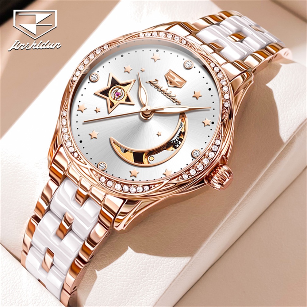 Jsdun relógios femininos de lu - Luxury Ceramic Watch avaliação e preço