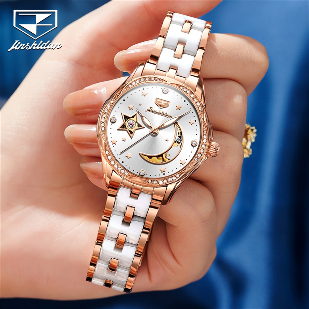 Jsdun relógios femininos de lu - Luxury Ceramic Watch avaliação e preço