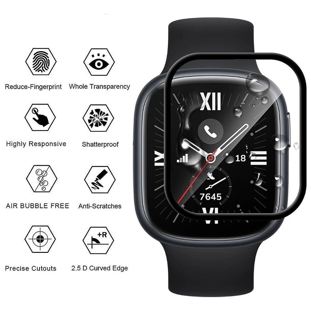 1-5PCS Película TPU Macia para - Smart Watch Screen Protector avaliação e preço