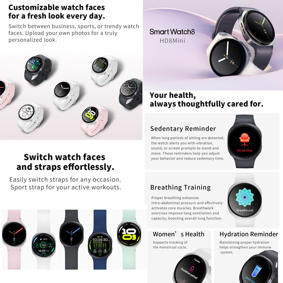 Novos Relógios 2026: Smartwatc - Smartwatch Watches For Women With Gps avaliação e preço