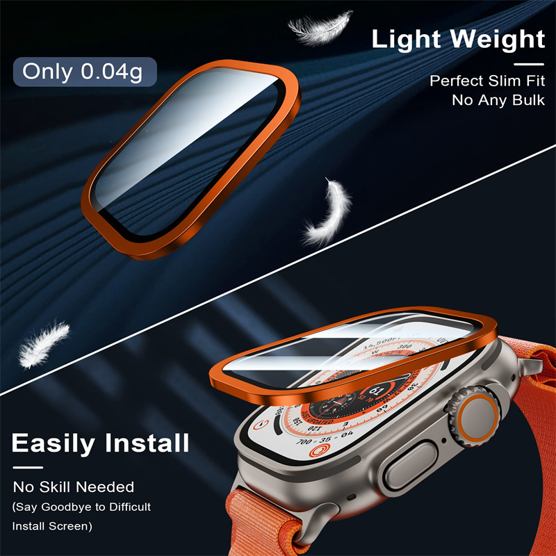 Vidro temperado para apple wat - Smartwatch Watches Gift For Men avaliação e preço