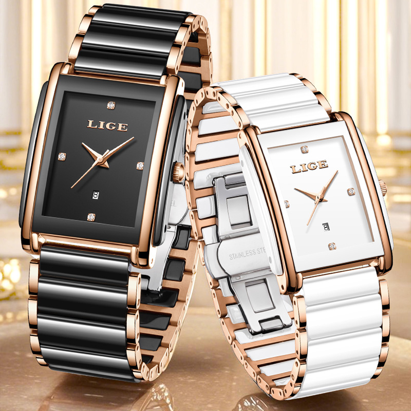 Lige moda elegante relógios fe - Luxury Ceramic Watch avaliação e preço