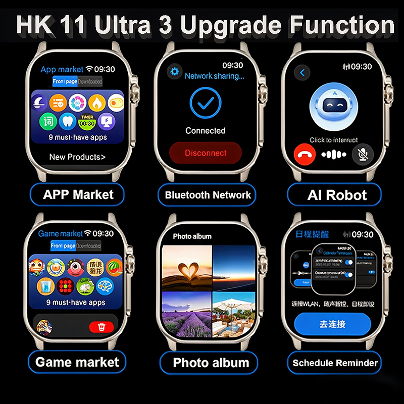 Novos Relógios Masculinos HK11 - Smartwatch Watches For Women With Gps avaliação e preço