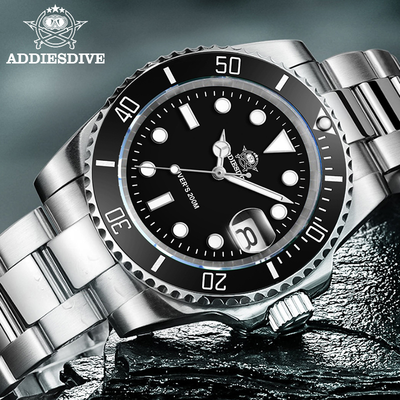 Addiesdive relógio clássico ma - Luxury Ceramic Watch avaliação e preço