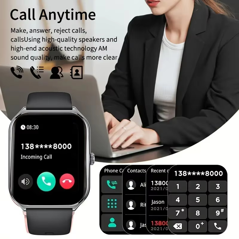 Novo 2026 ultra fino 386*448am - Smartwatch Watches Gift For Women avaliação e preço