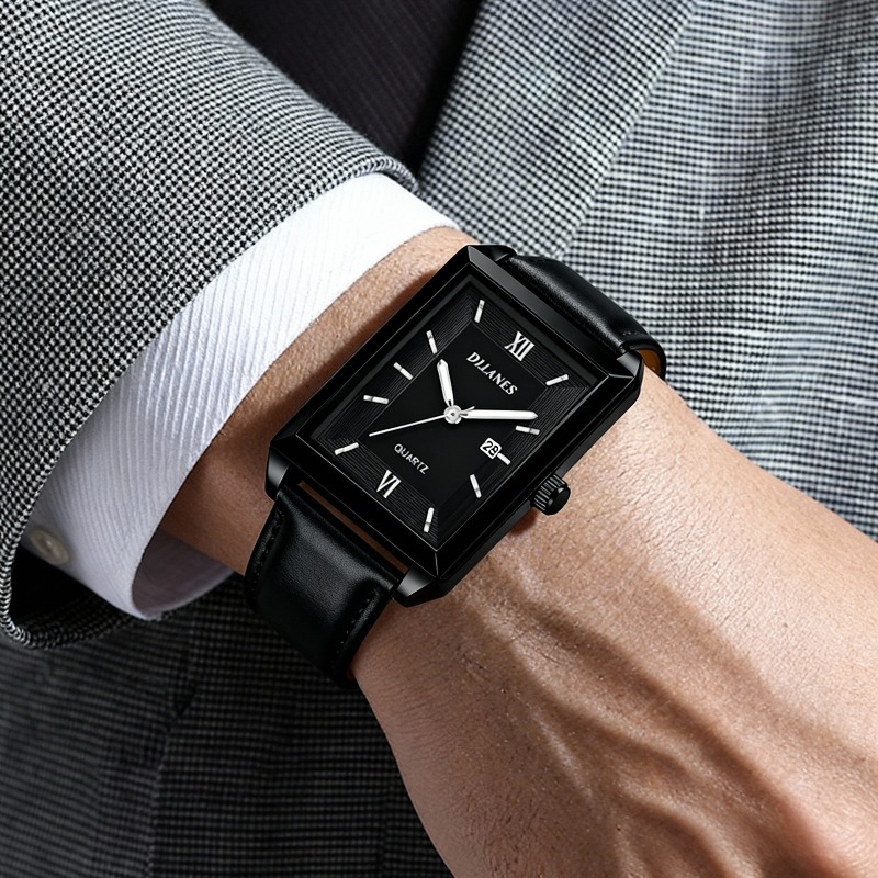 Relógios de Couro Casuais para - Smartwatch Watches Gift For Men avaliação e preço