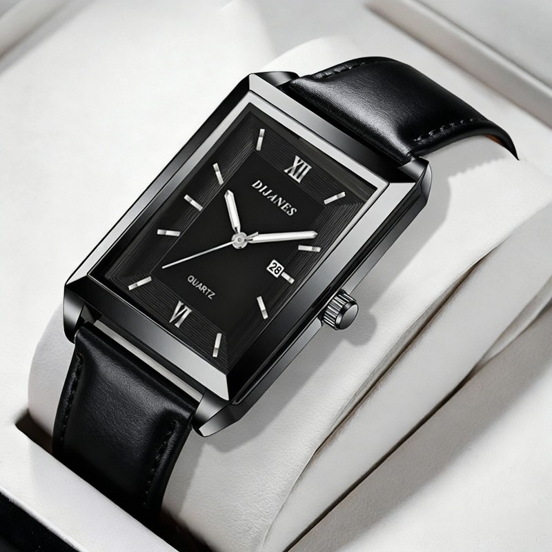 Relógios de Couro Casuais para - Smartwatch Watches Gift For Men avaliação e preço