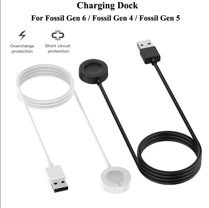 Doca de carregador de carga rá - Fossil Watches Smartwatch Charger avaliação e preço