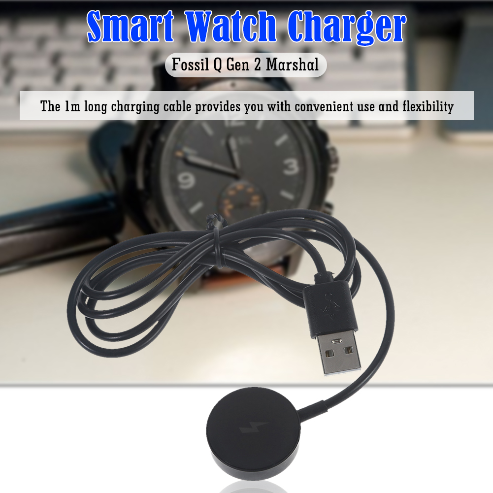 Carregador Magnético de 1m par - Fossil Watches Smartwatch Charger avaliação e preço