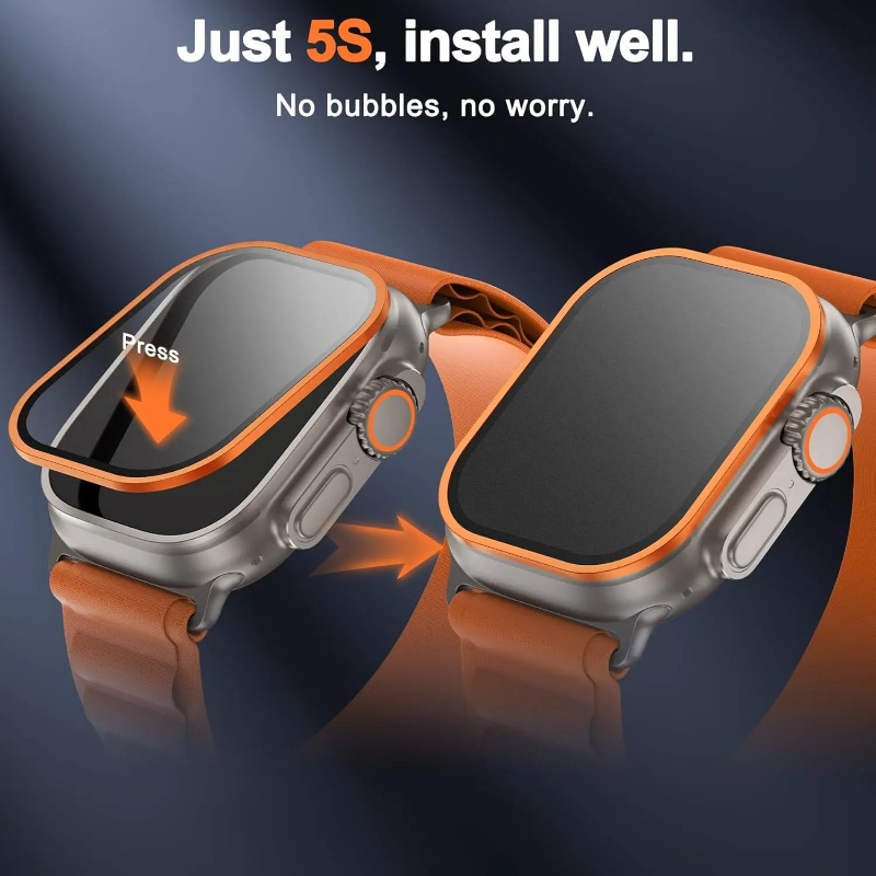 Vidro temperado para Apple Wat - Smartwatch Watches Gift For Men avaliação e preço